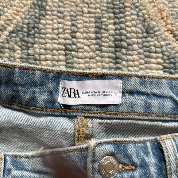 Zara Women’s Strapless Denim Dress Size Medium - Picture 9 of 11